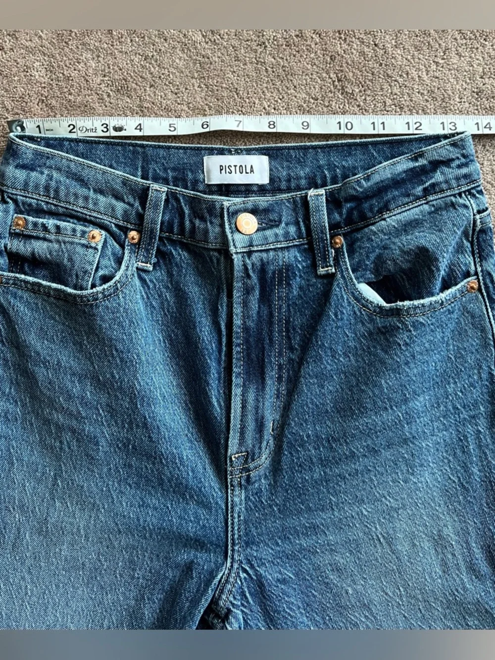 pistola Cassie Super High Rise Straight Jean - Picture 6 of 8